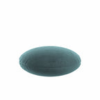 Circular Throw Pillow in Classic Velvet - Seaside
