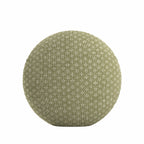 Circular Throw Pillow in Ditsy - Seaweed