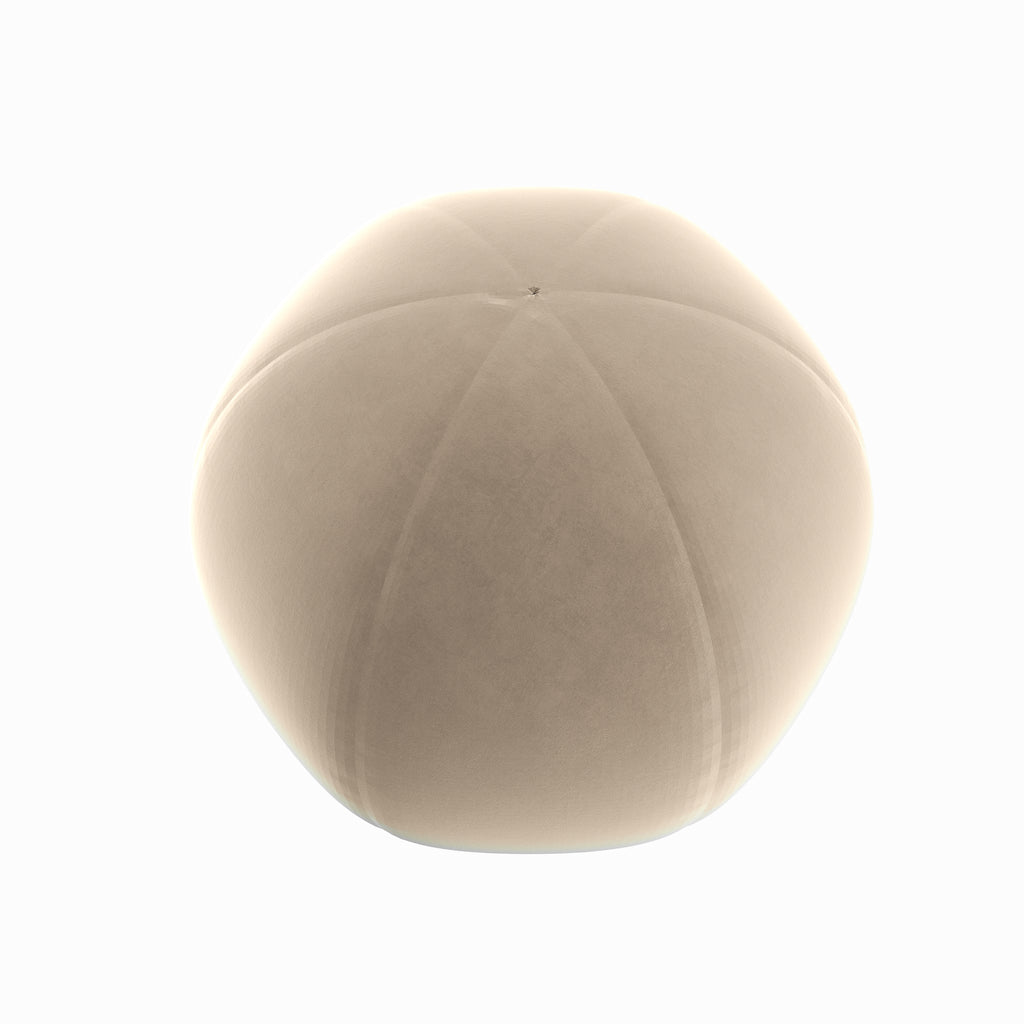 Round Pillow in Classic Velvet Taupe