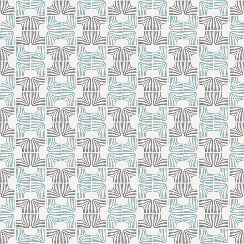 Pinch Pleat Drapery in Groovy - Mint