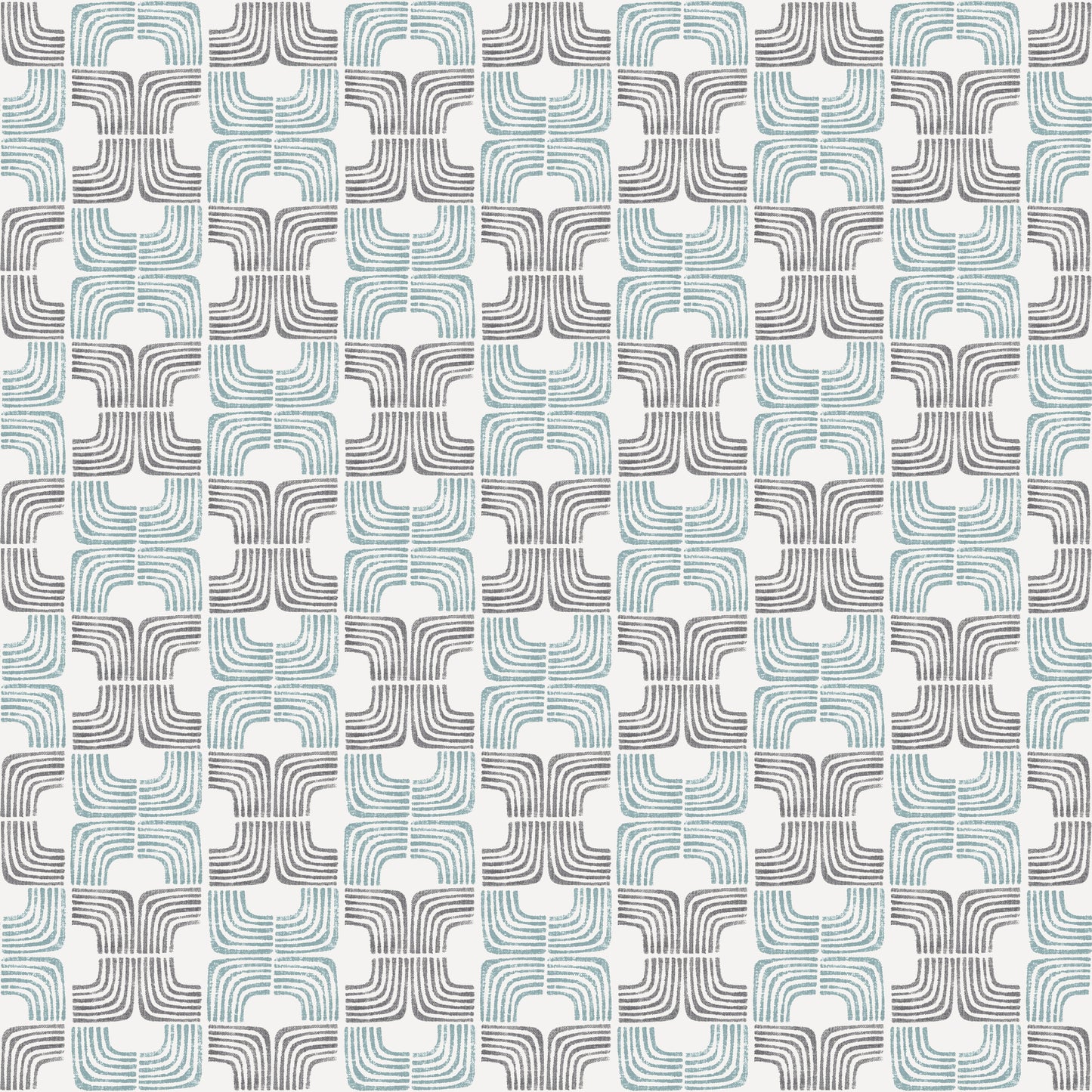Flat Roman Shade in Groovy - Mint