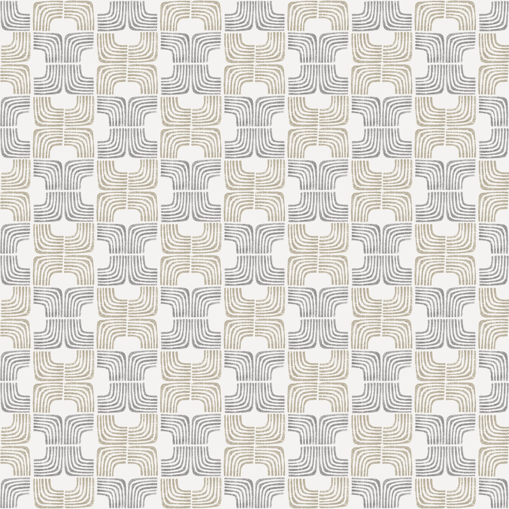 Euro Pleat Drapery in Groovy - Natural