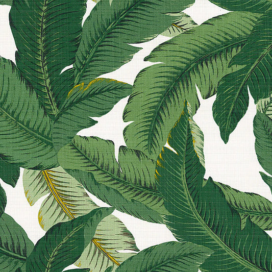 Flat Roman Shade in Be Leaf It - Palm
