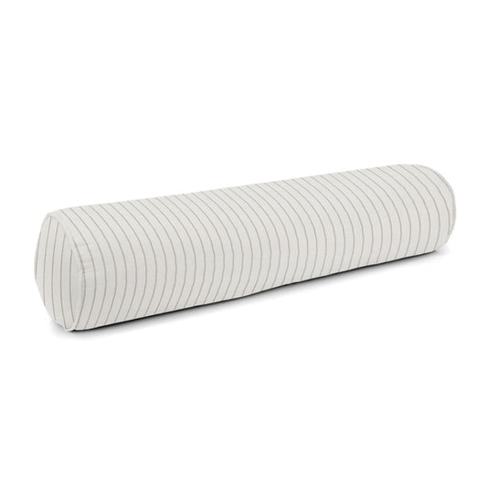 Bolster Pillow in Sand Dollar Stripes