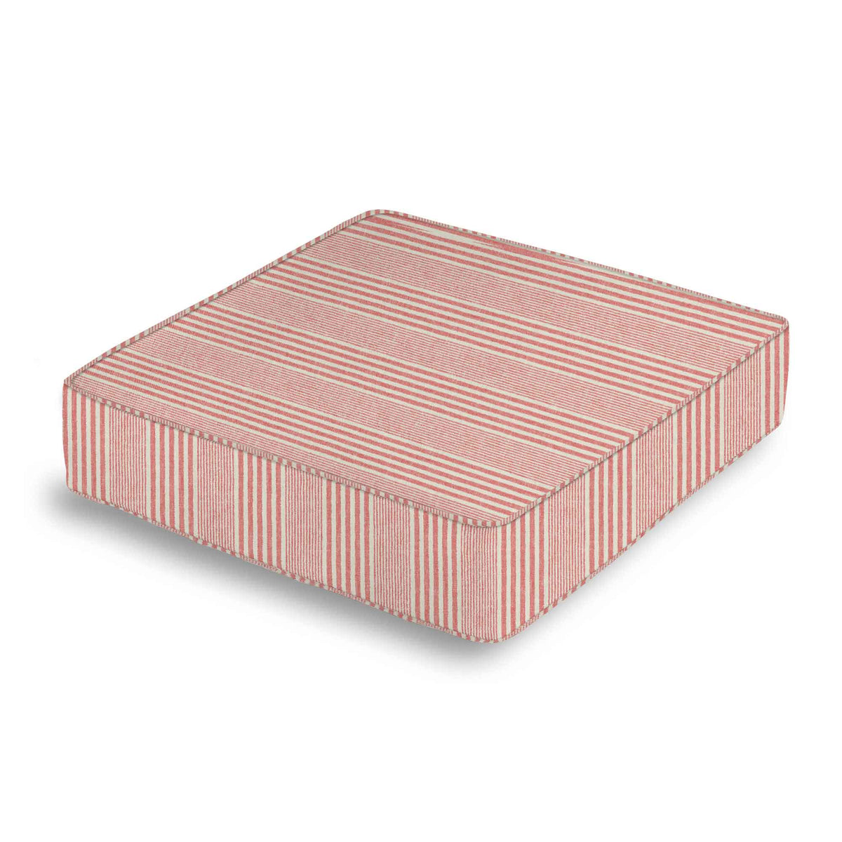 Box Floor Pillow in All Lined Up - Sunset
