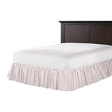 Ruffle Bedskirt in Classic Linen - Petal