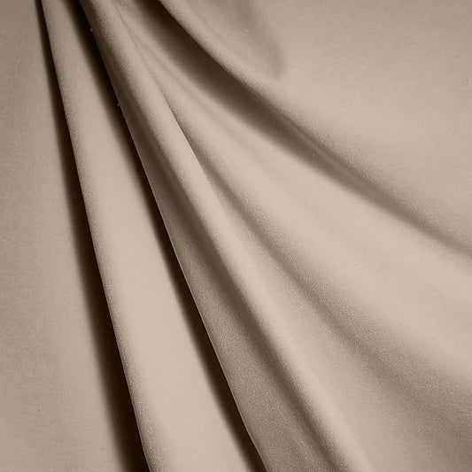Custom Bench Cushion in Velvet Taupe