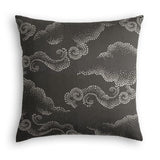 Throw Pillow in Cloudburst - Graphite