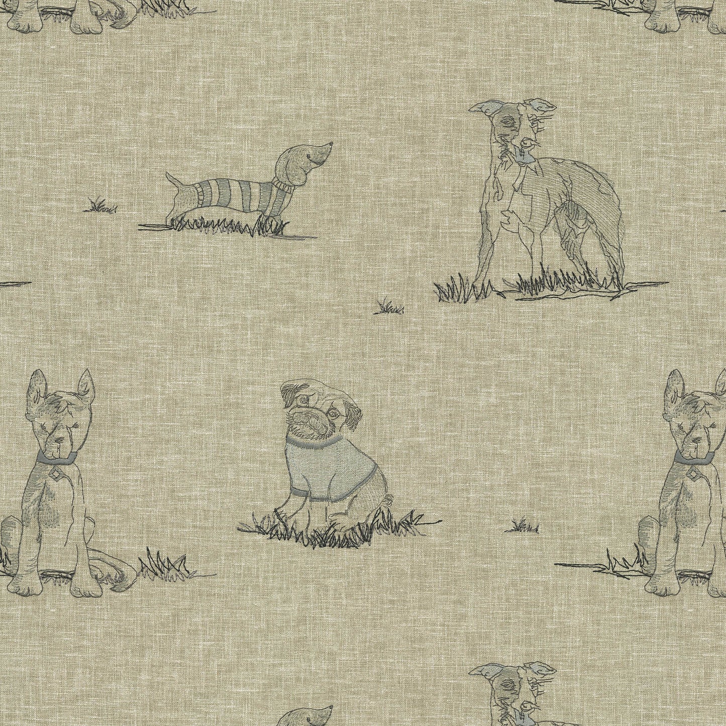 Circular Throw Pillow in Duffy - Doodle