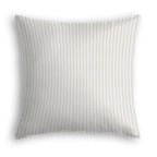 Throw Pillow in Sand Dollar Stripes