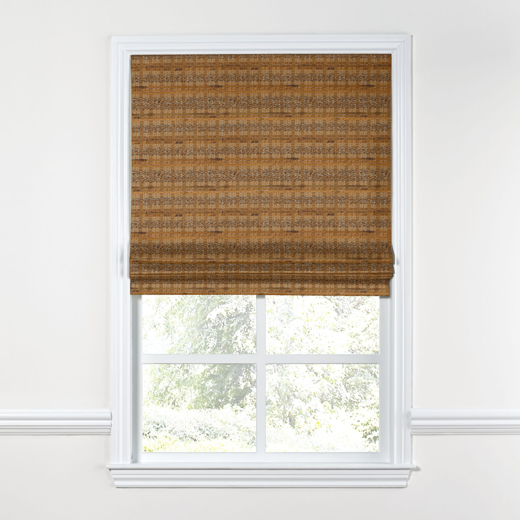 Waterfall Natural Woven Shade in Lanai - Gold Luster