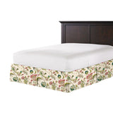 Tailored Bedskirt in Fleur De Leaf - Blossom