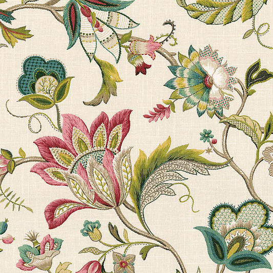 Custom Bench Cushion in Fleur de Leaf - Blossom
