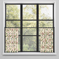Convertible Pleat Cafe Curtain in Fleur de Leaf - Blossom