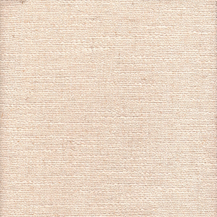 Flat Roman Shade in Slubby Linen - Cream