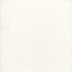 Square Pouf in Slubby Linen - White
