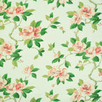 Large Lumbar Pillow in Grandma's Floral - Coral