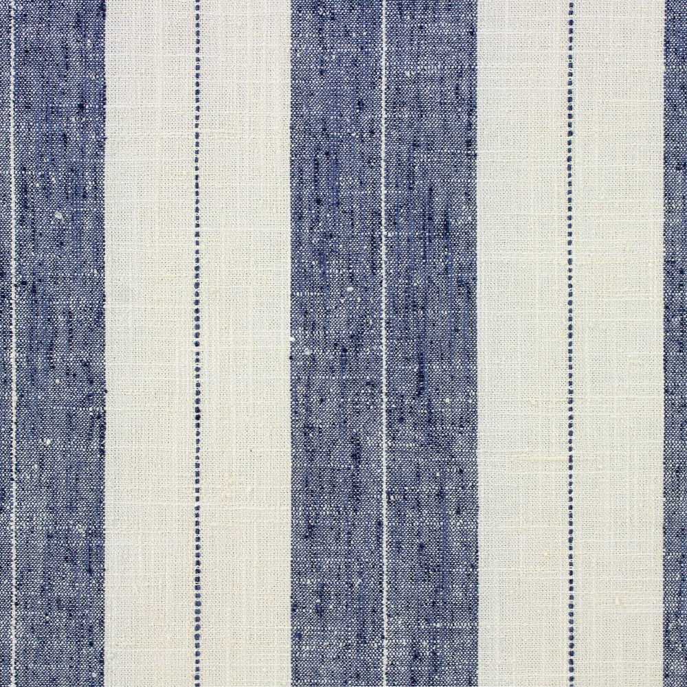 Ruffle Bedskirt in French Laundry Stripe - Navy