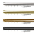 Decorative Tubular Ripplefold Track Hardware