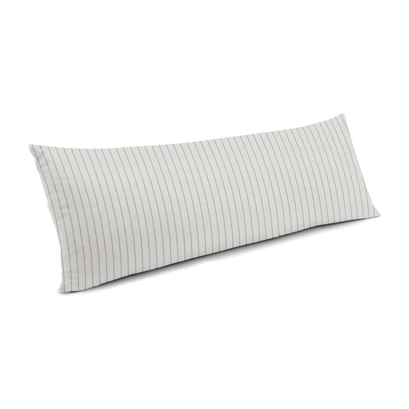 Large Lumbar Pillow in Sand Dollar Stripes