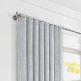 Ripplefold Drapery in Linen Sheer - Limestone Gray