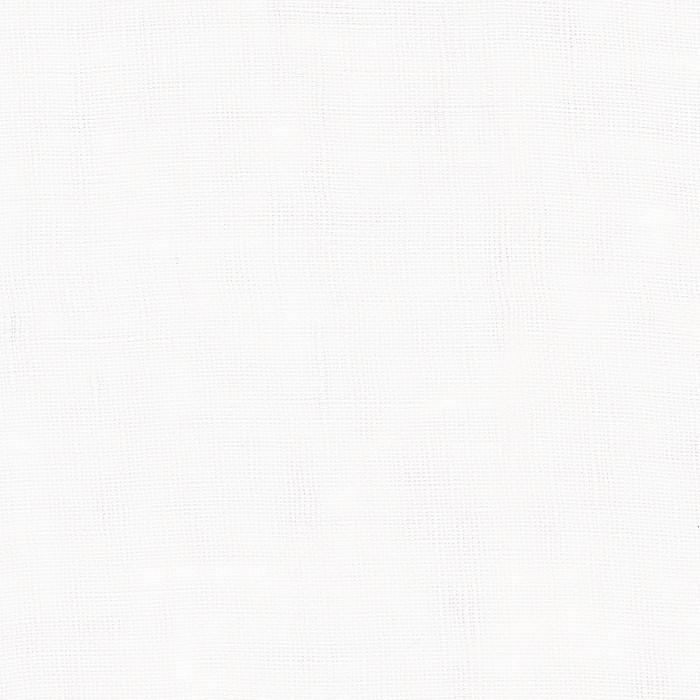 Euro Pleat Drapery in Linen Sheer - Optic White