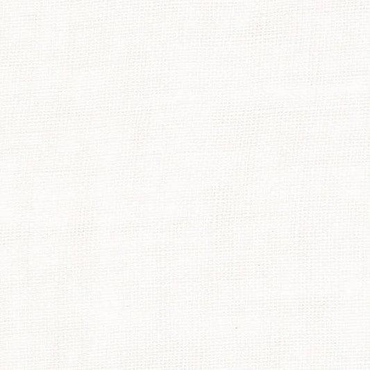 Dual Rod Pocket Curtains in Linen Sheer - White