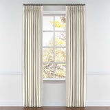 Pinch Pleat Drapery in Lush Linen - Antique White