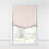 Relaxed Roman Shade in Lush Linen - Cameo