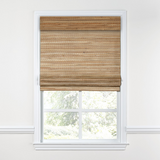 Valance Natural Woven Shade in Mali Tan