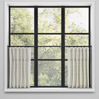 Convertible Pleat Cafe Curtain in Palazzo - Linen