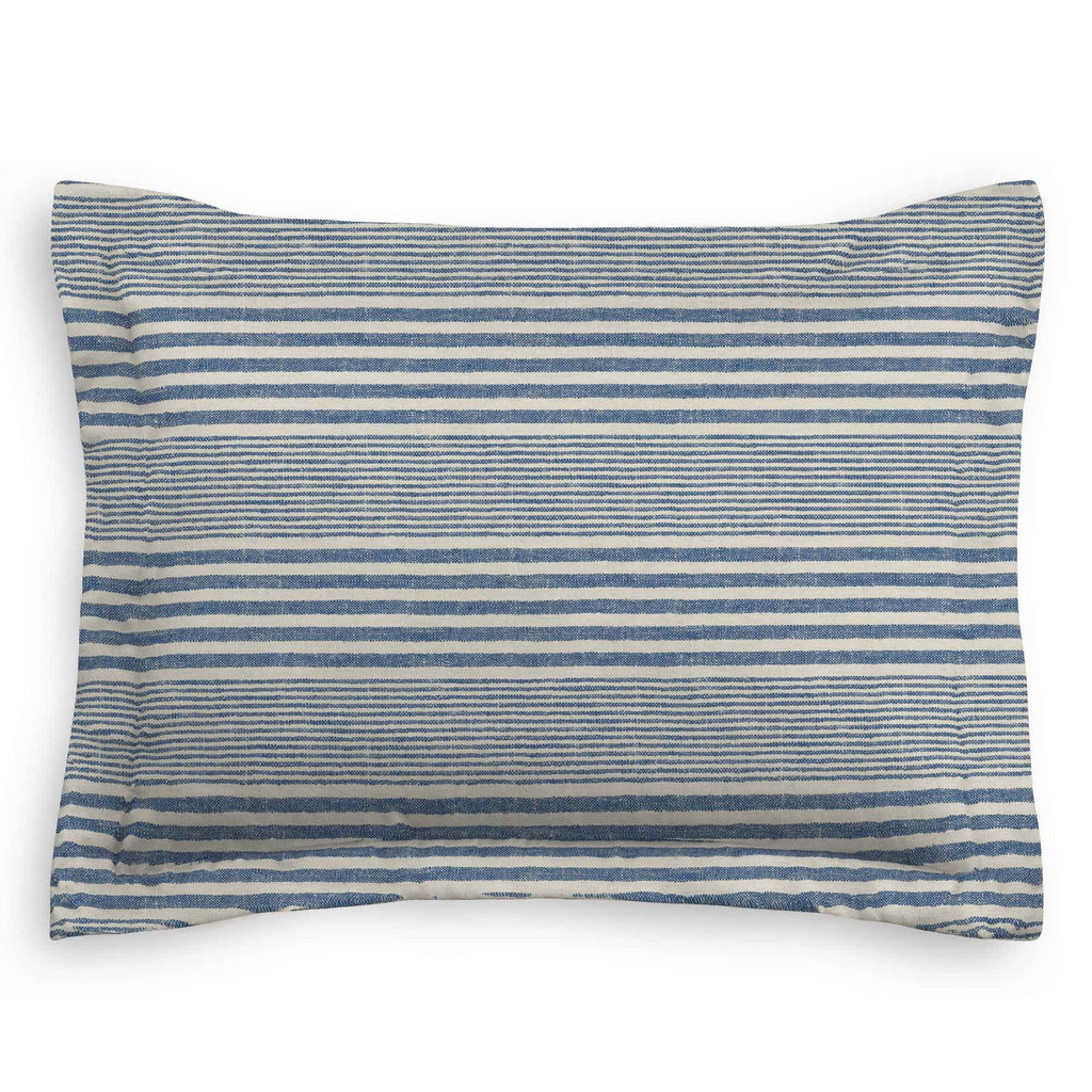Pillow Sham in All Lined Up - Lake