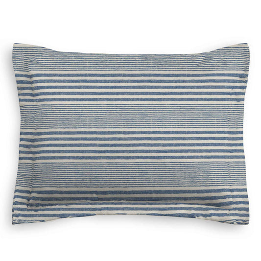 Pillow Sham in All Lined Up - Lake