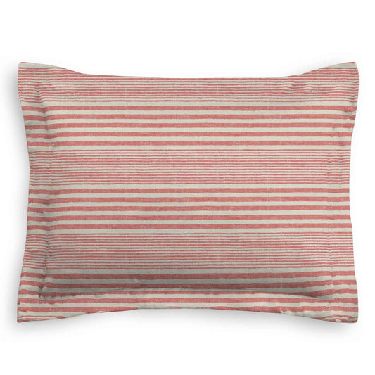 Pillow Sham in All Lined Up - Sunset