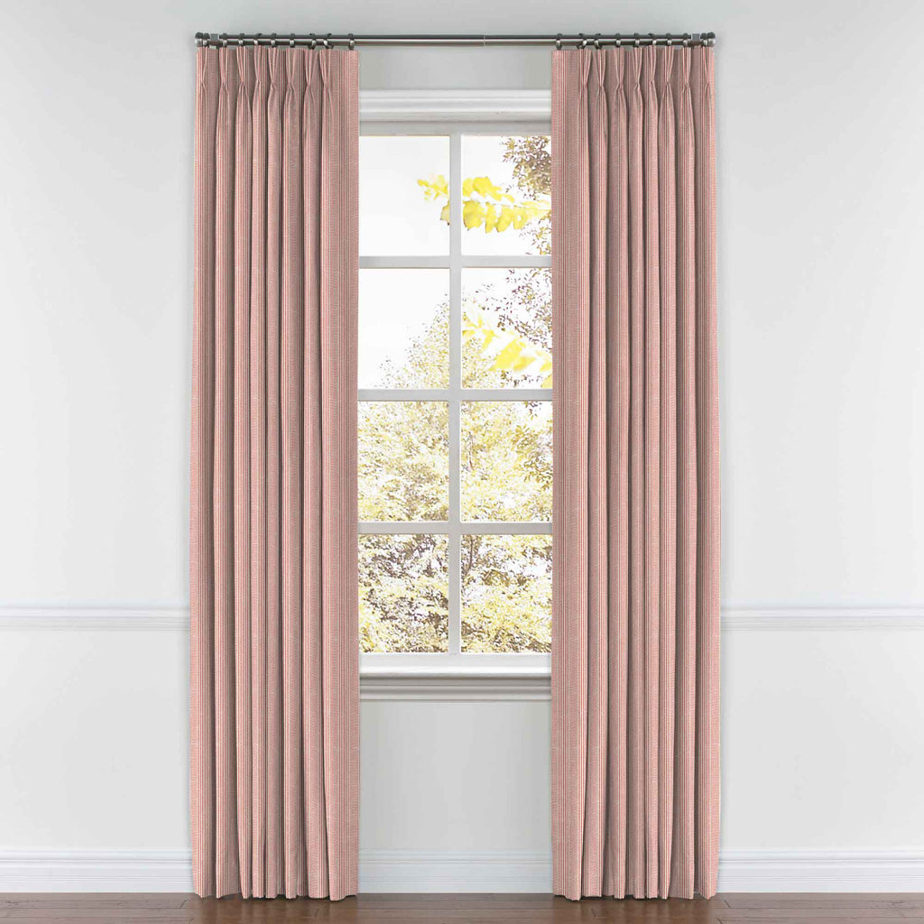 Pinch Pleat Drapery in All Lined Up - Sunset