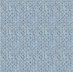 Pinch Pleat Drapery in Positive Print - Azure