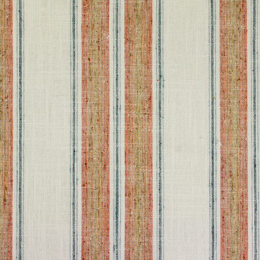 Custom Bench Cushion in French Laundry Stripe - Apricot