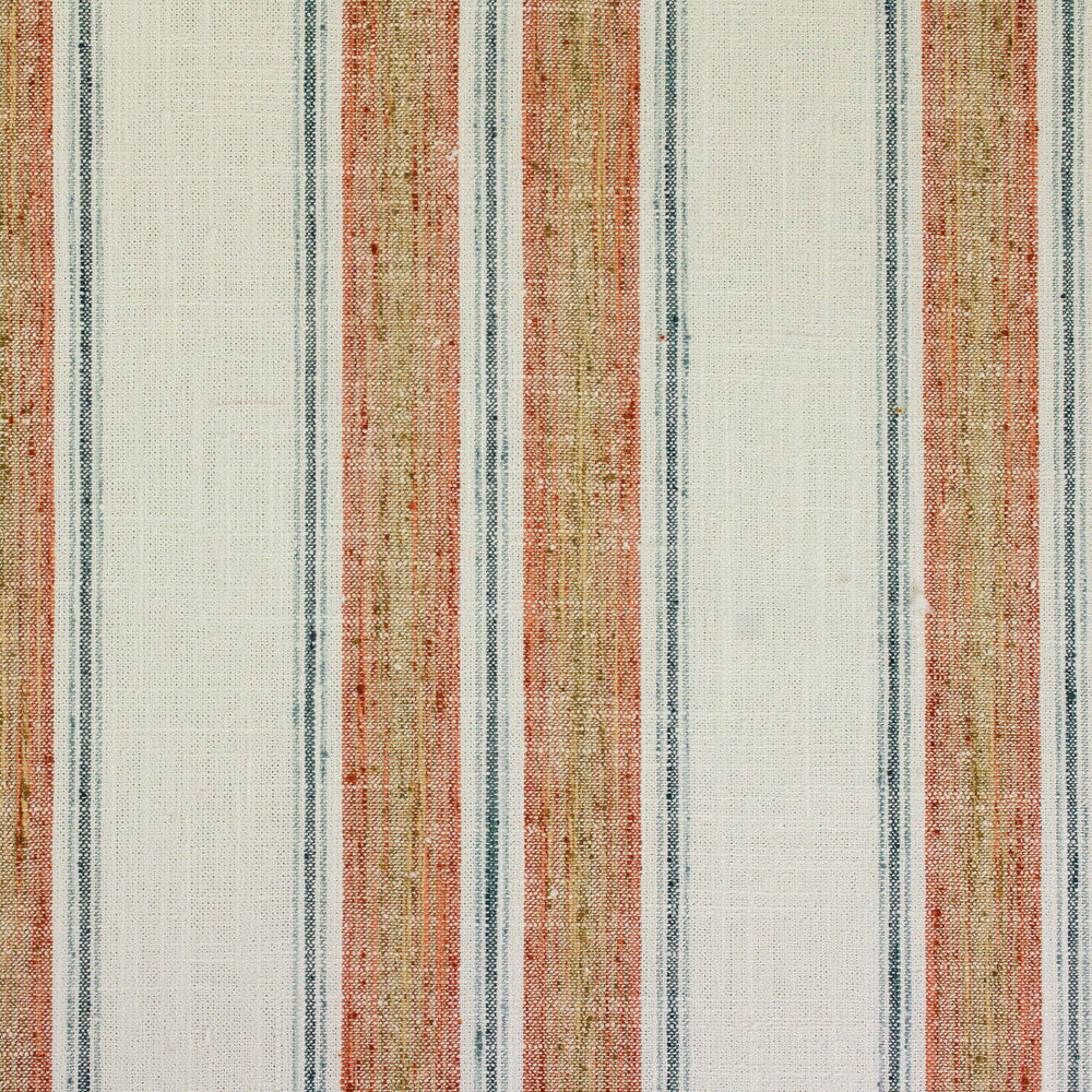 Convertible Drapery in French Laundry Stripe - Apricot