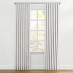 Ripplefold Drapery in Sand Dollar Stripes