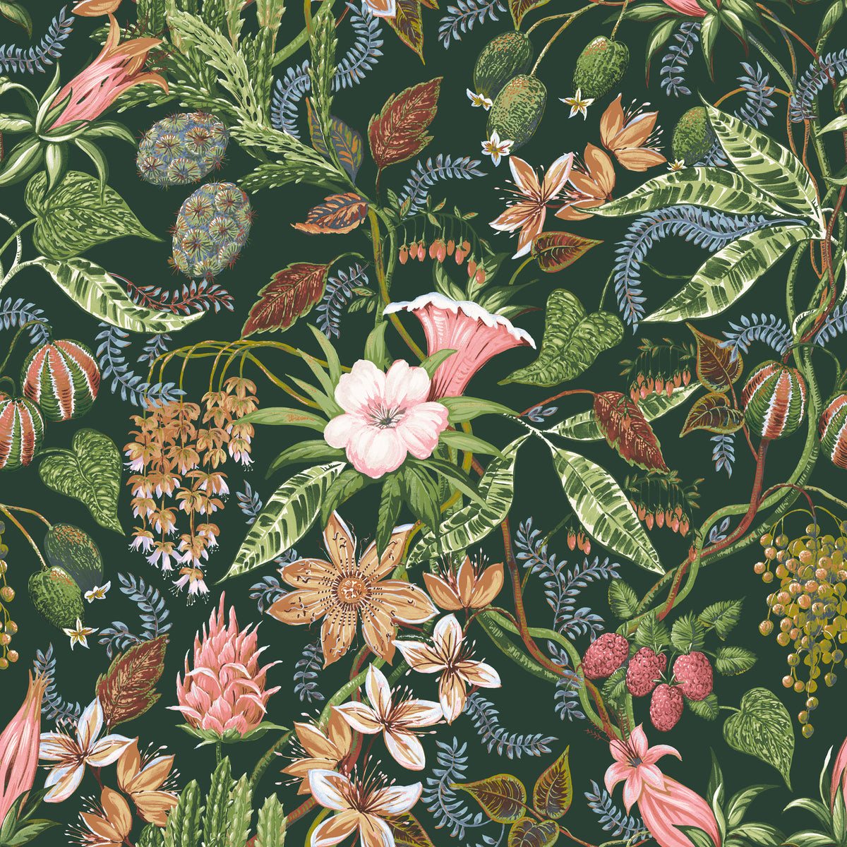 Throw Pillow in Botanical - Forest