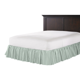 Ruffle Bedskirt in Murali - Sage