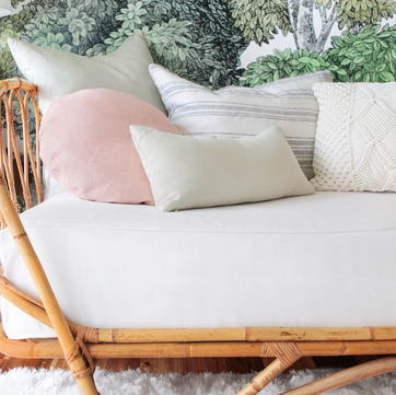 White bench cushions sale