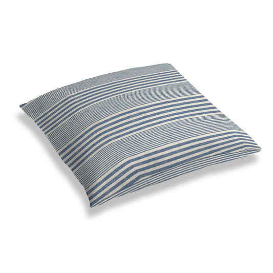 Simple Floor Pillow in All Lined Up - Lake
