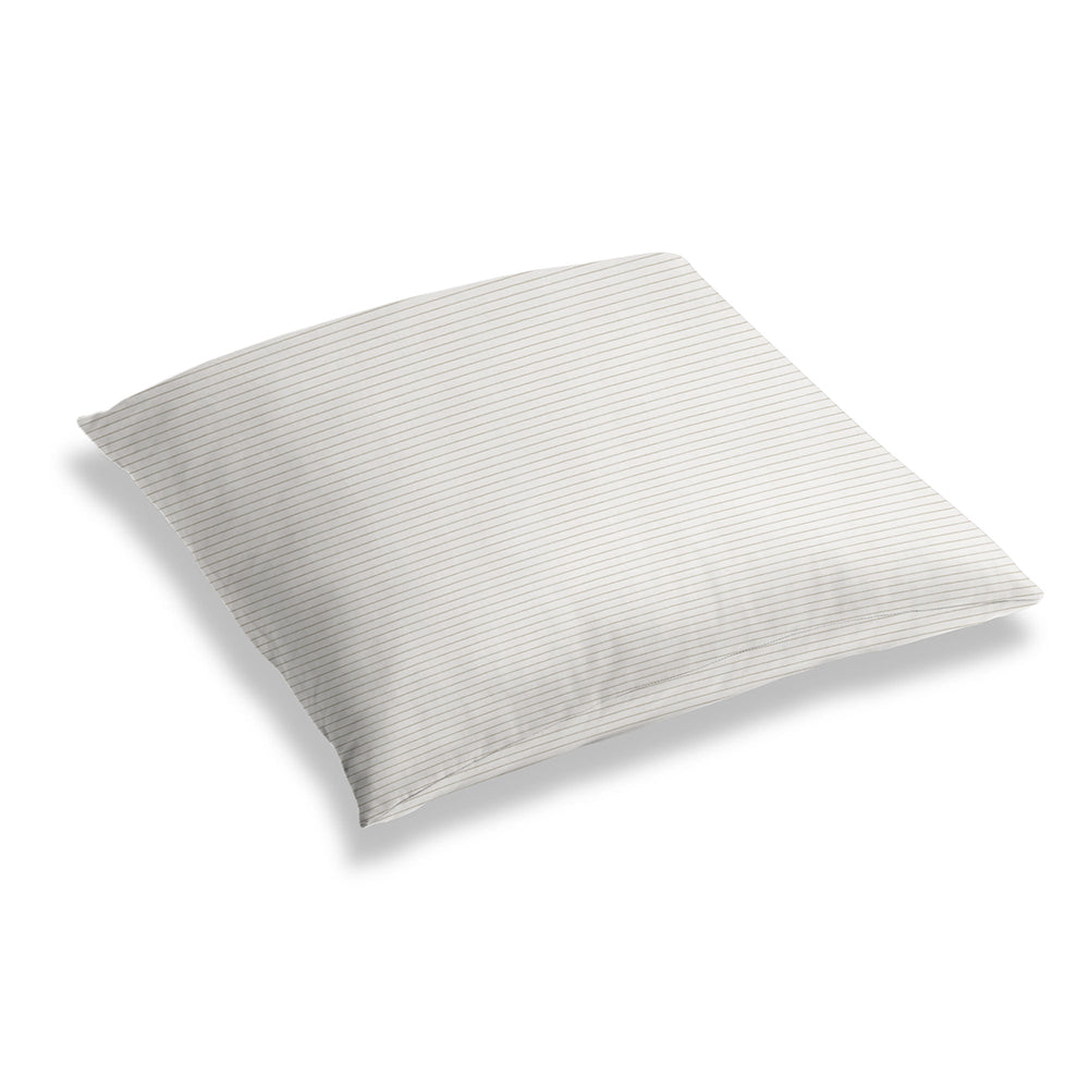 Simple Floor Pillow in Sand Dollar Stripes