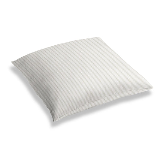 Simple Floor Pillow in Sand Dollar Stripes