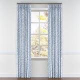 Pinch Pleat Drapery in Spot On - Azure