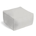 Square Pouf in Sand Dollar Stripes