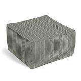 Square Pouf in All Lined Up - Loon