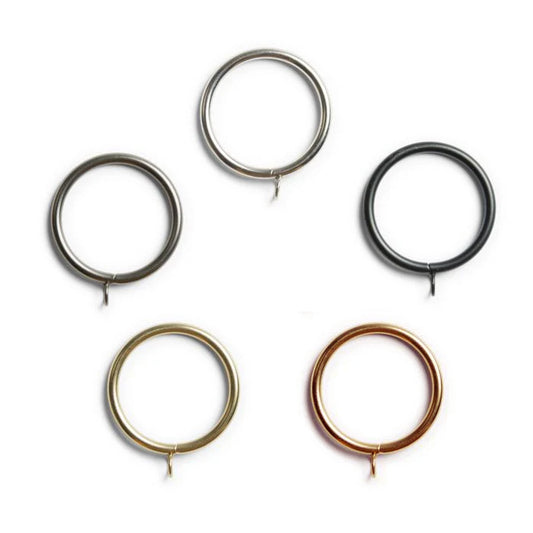 Standard Drapery Rings, Set of 7