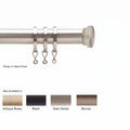 Newport Custom Cut Curtain Rod with Tapa Finial